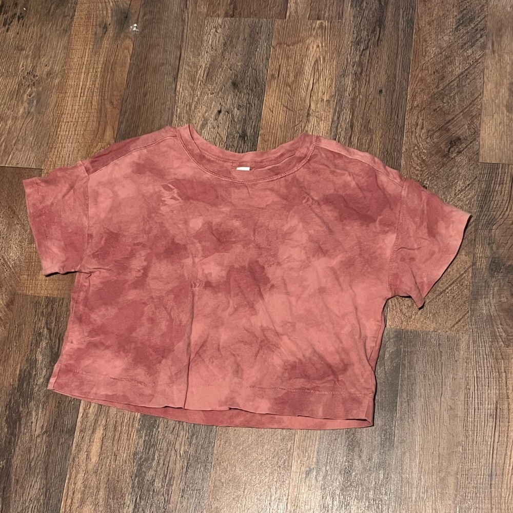 Old Navy Pink Boxy Crop T-Shirt